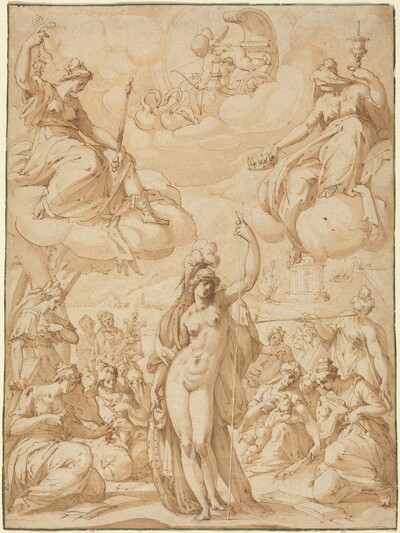 Allegory of Minerva as the Head of the Muses