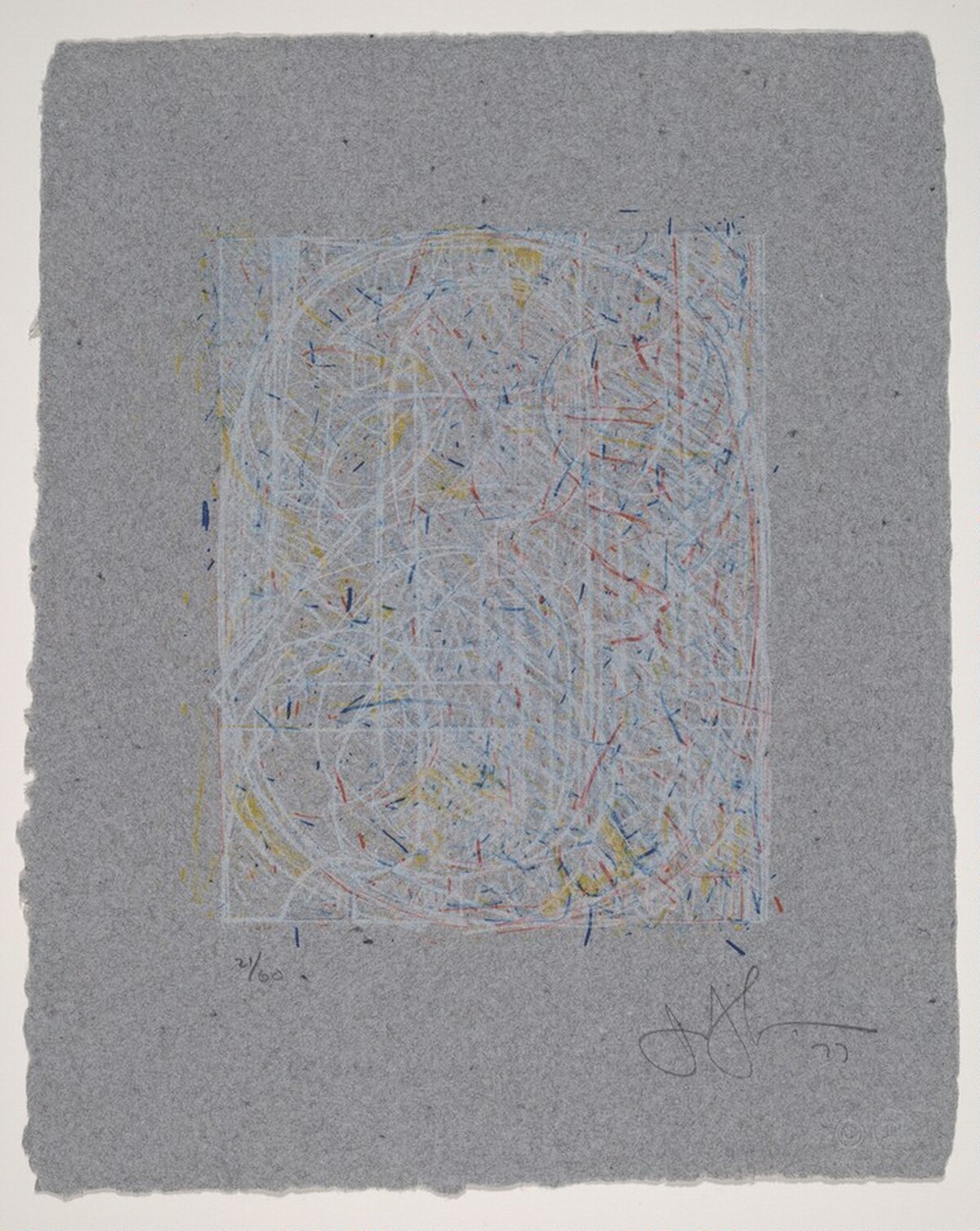 0 through 9 by Jasper Johns