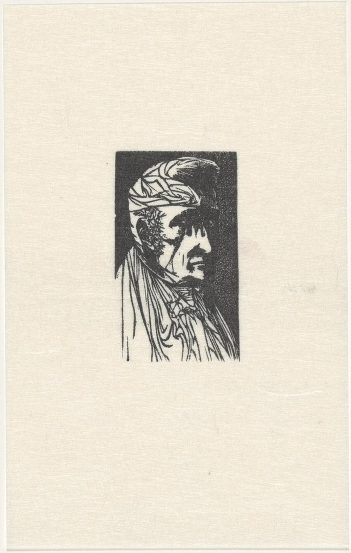 George Richmond In His Engraving Costume by Leonard Baskin