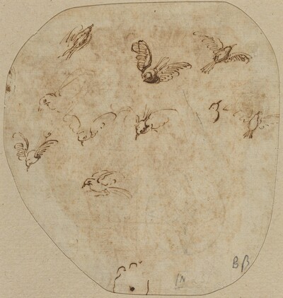 Birds in Flight [verso]