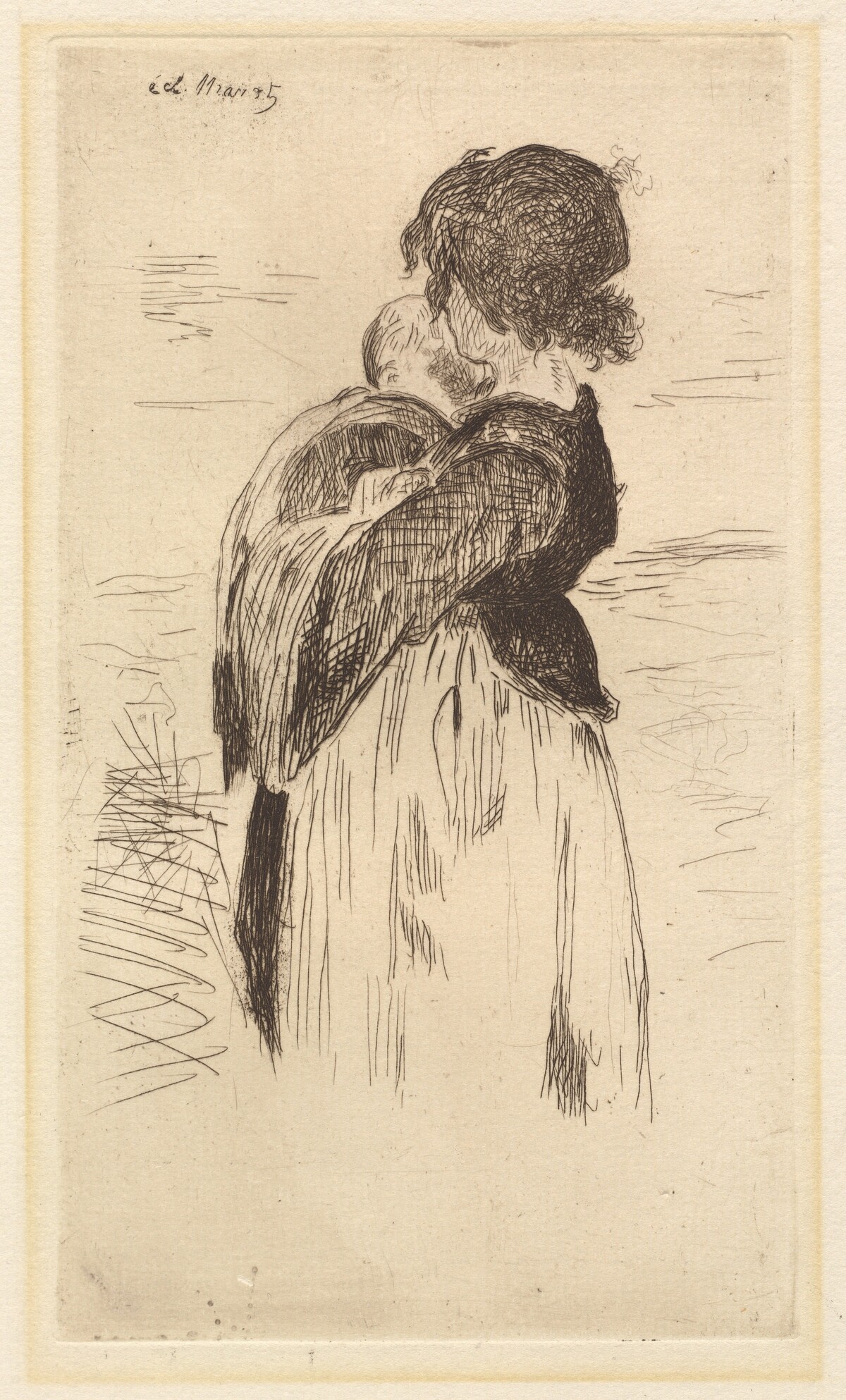 The Little Girl (Le petite fille) by Edouard Manet