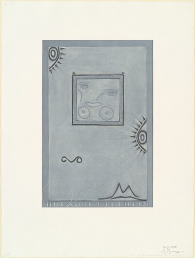 Untitled (White Mezzotint) [trial proof]