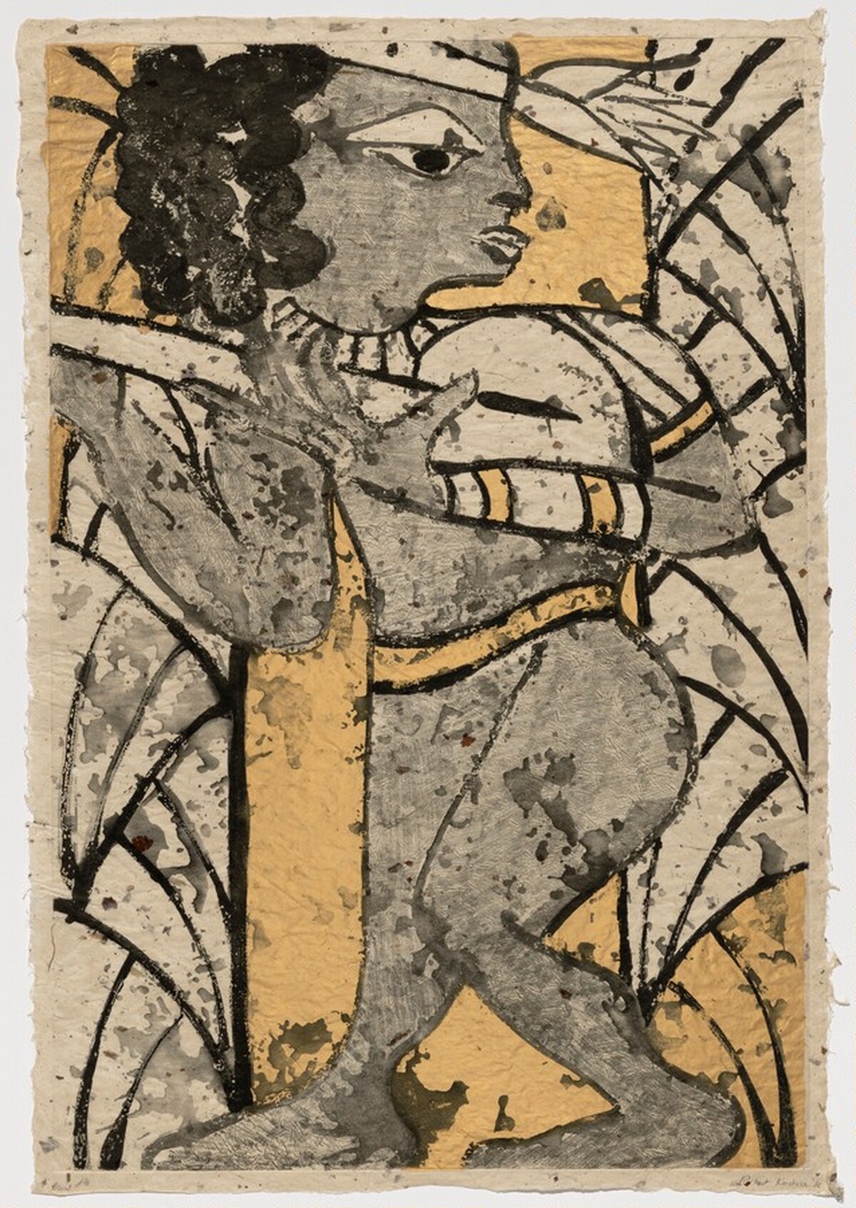 Nubiana [right panel] by Robert Kushner