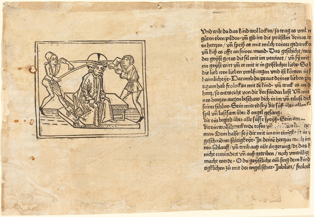 Christ Crowned with Thorns by German 15th Century