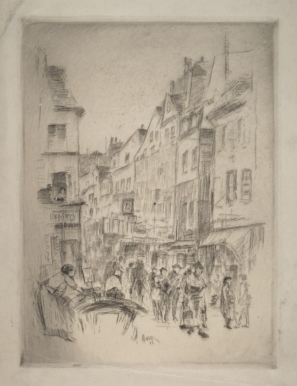 Rue Mouffetard, Paris by John Marin