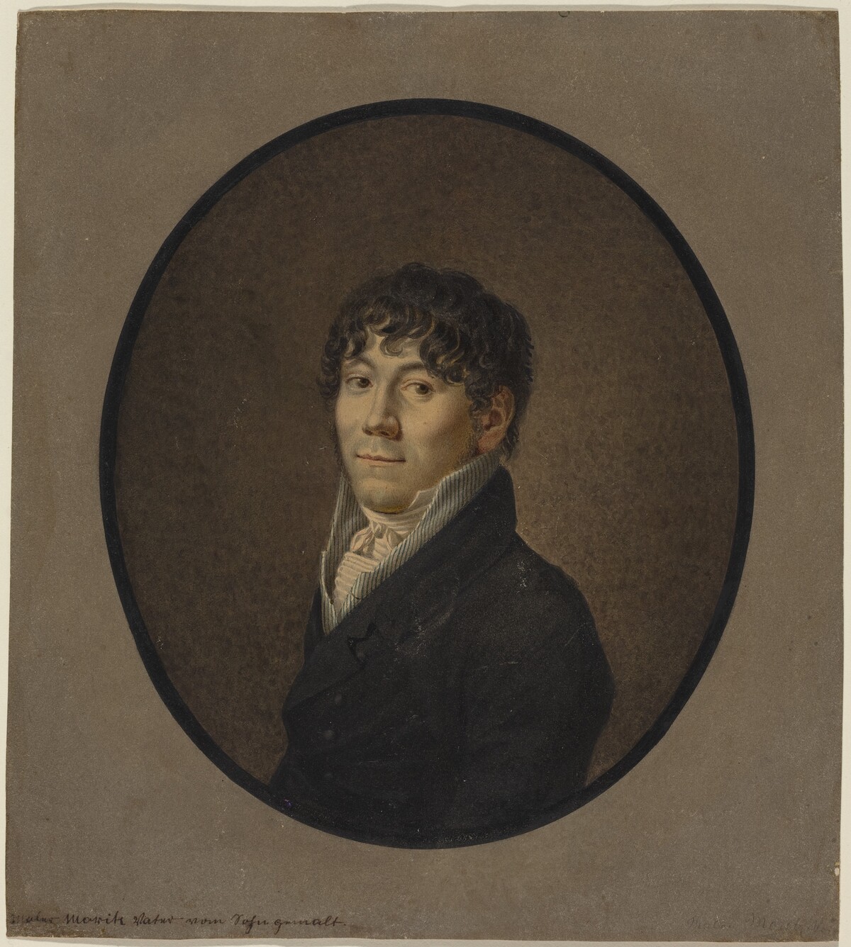 Portrait of the Artist's Father by Friedrich Wilhelm Moritz