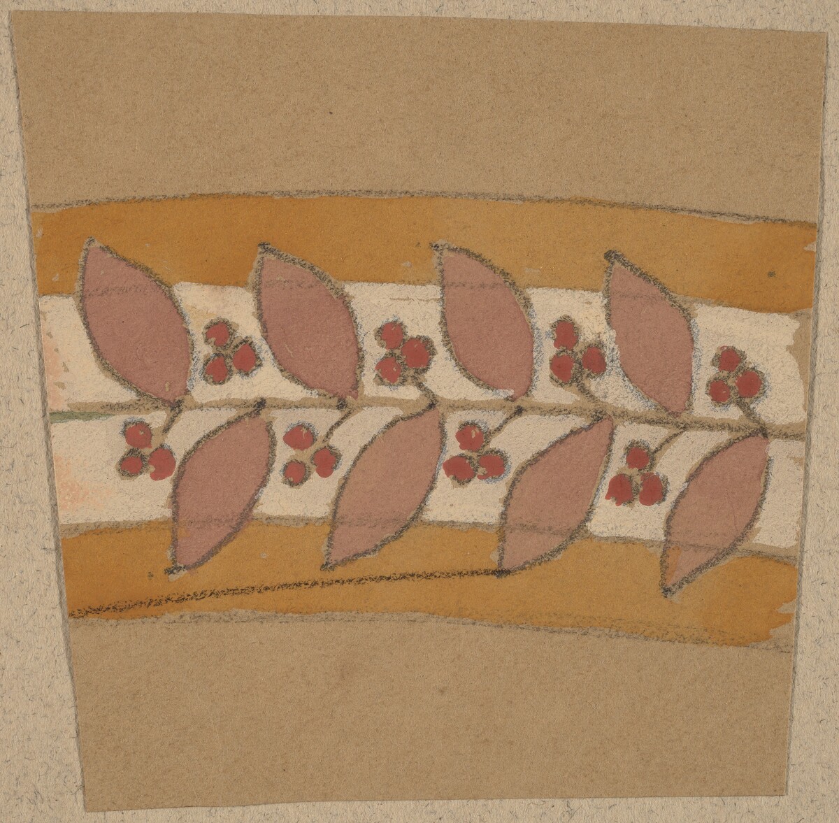 Study for a Border Design by Charles Sprague Pearce