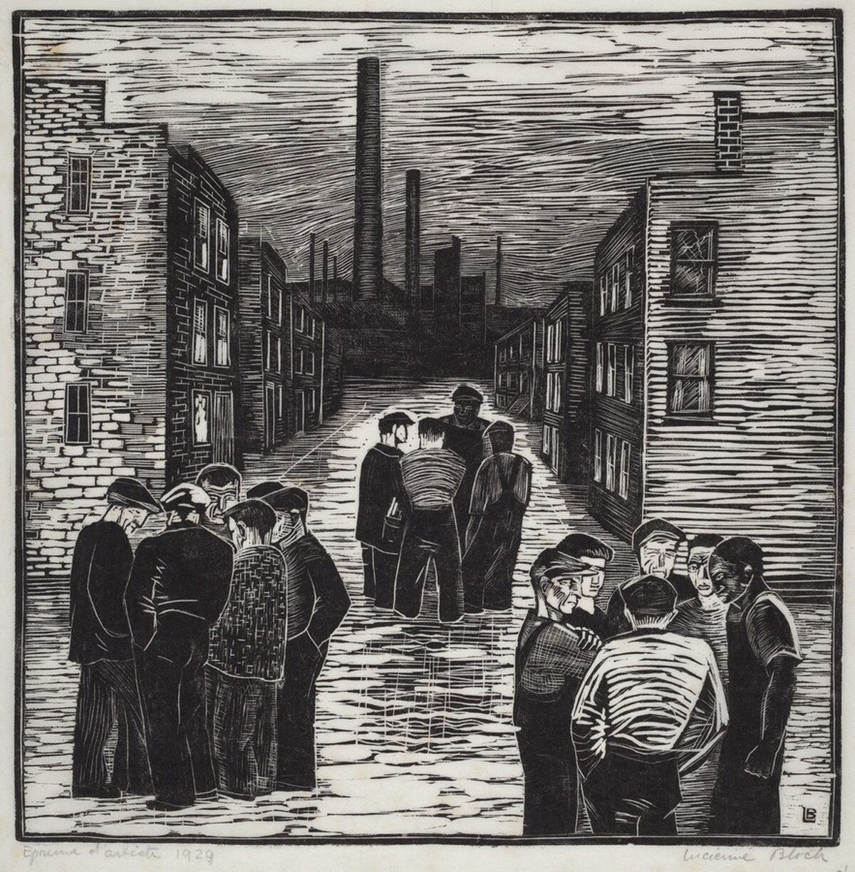 Untitled (workers) by Lucienne Bloch