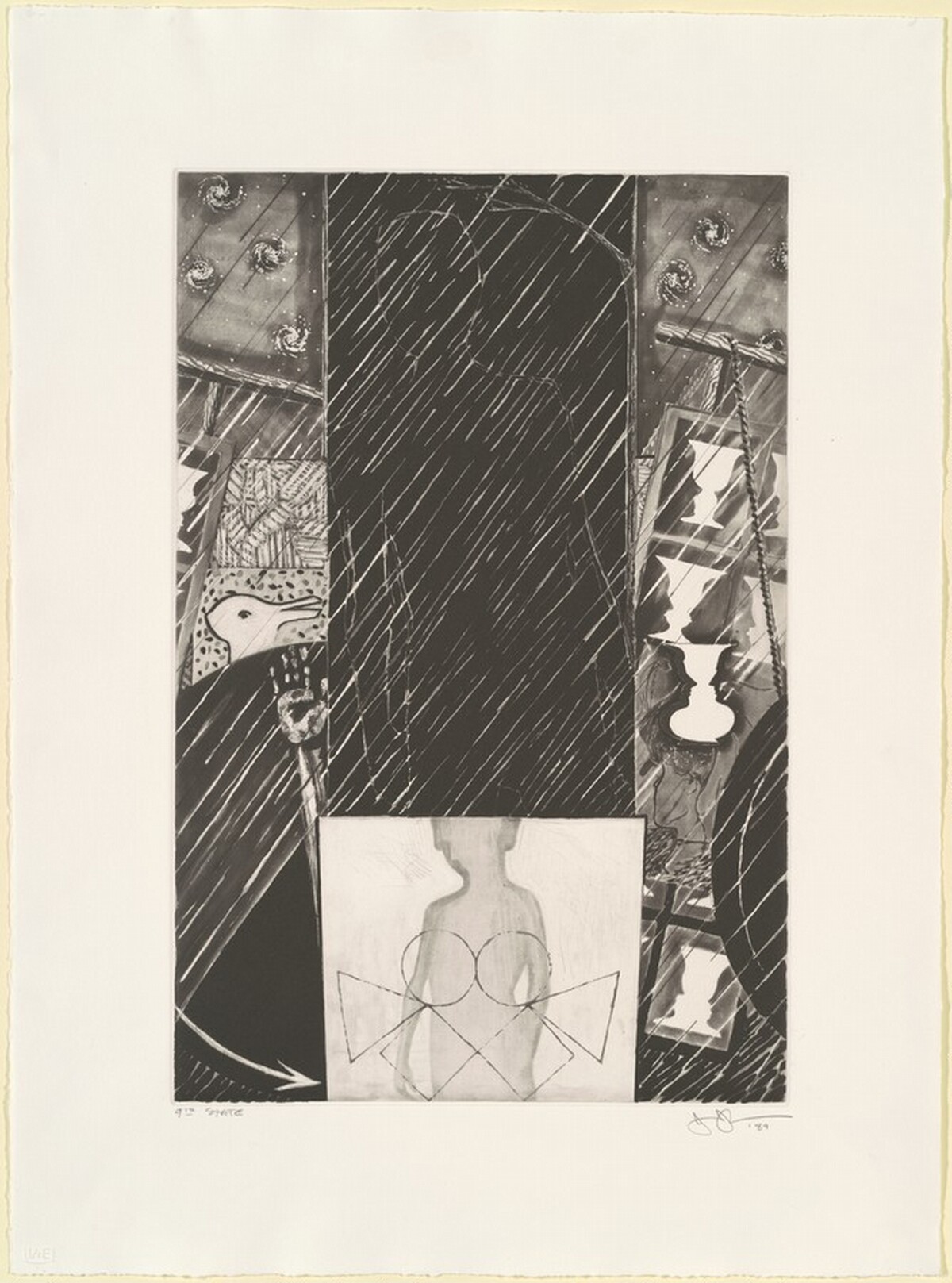 The Seasons (Spring) [state proof of 9th state] by Jasper Johns