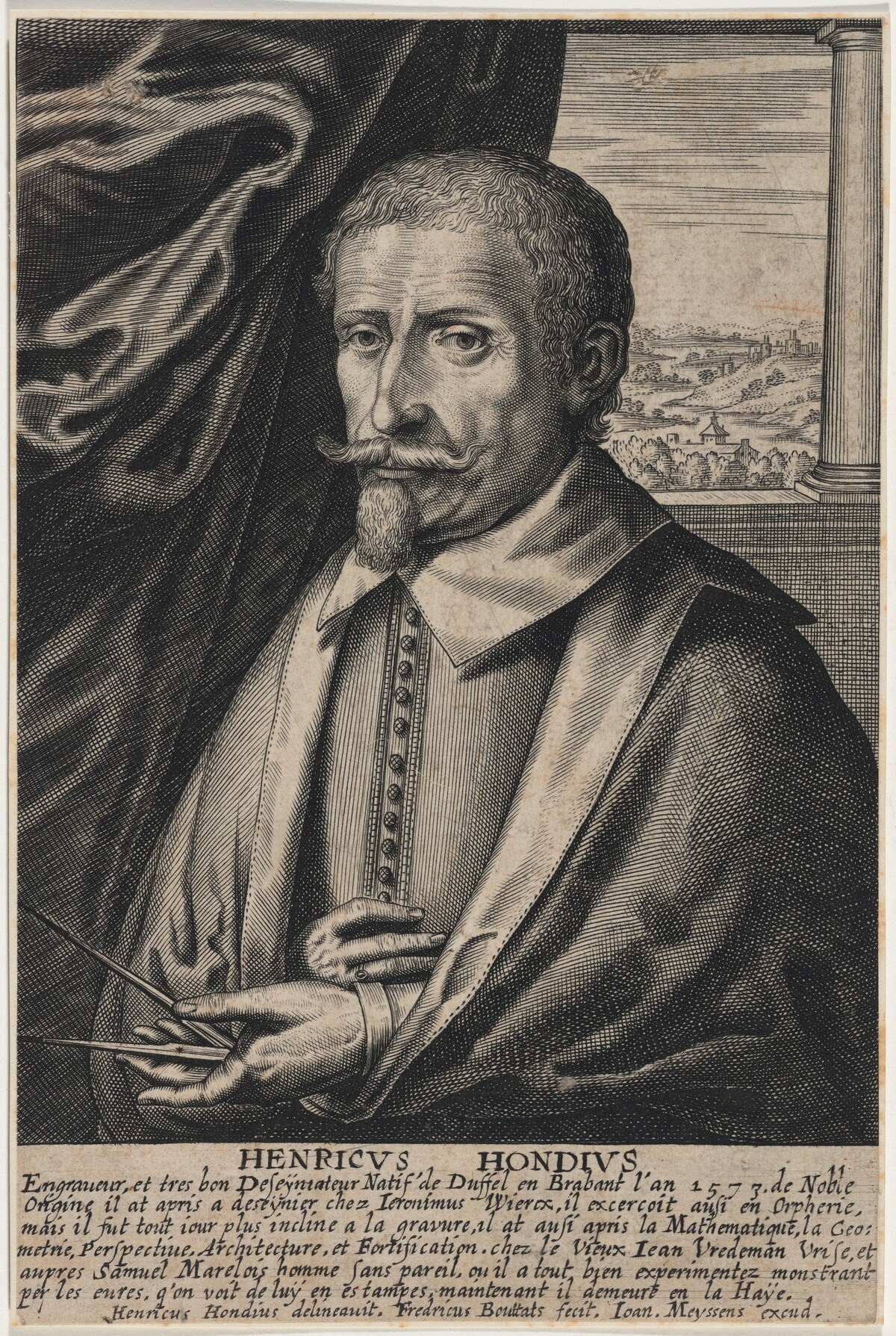 Hendrik Hondius by Frederick Bouttats II or Frederick Bouttats I after Hendrik Hondius I