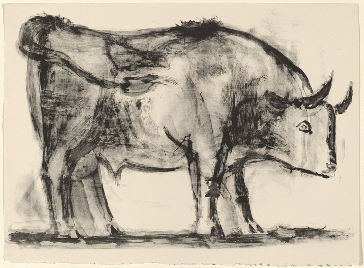 The Bull (Le taureau) by Pablo Picasso
