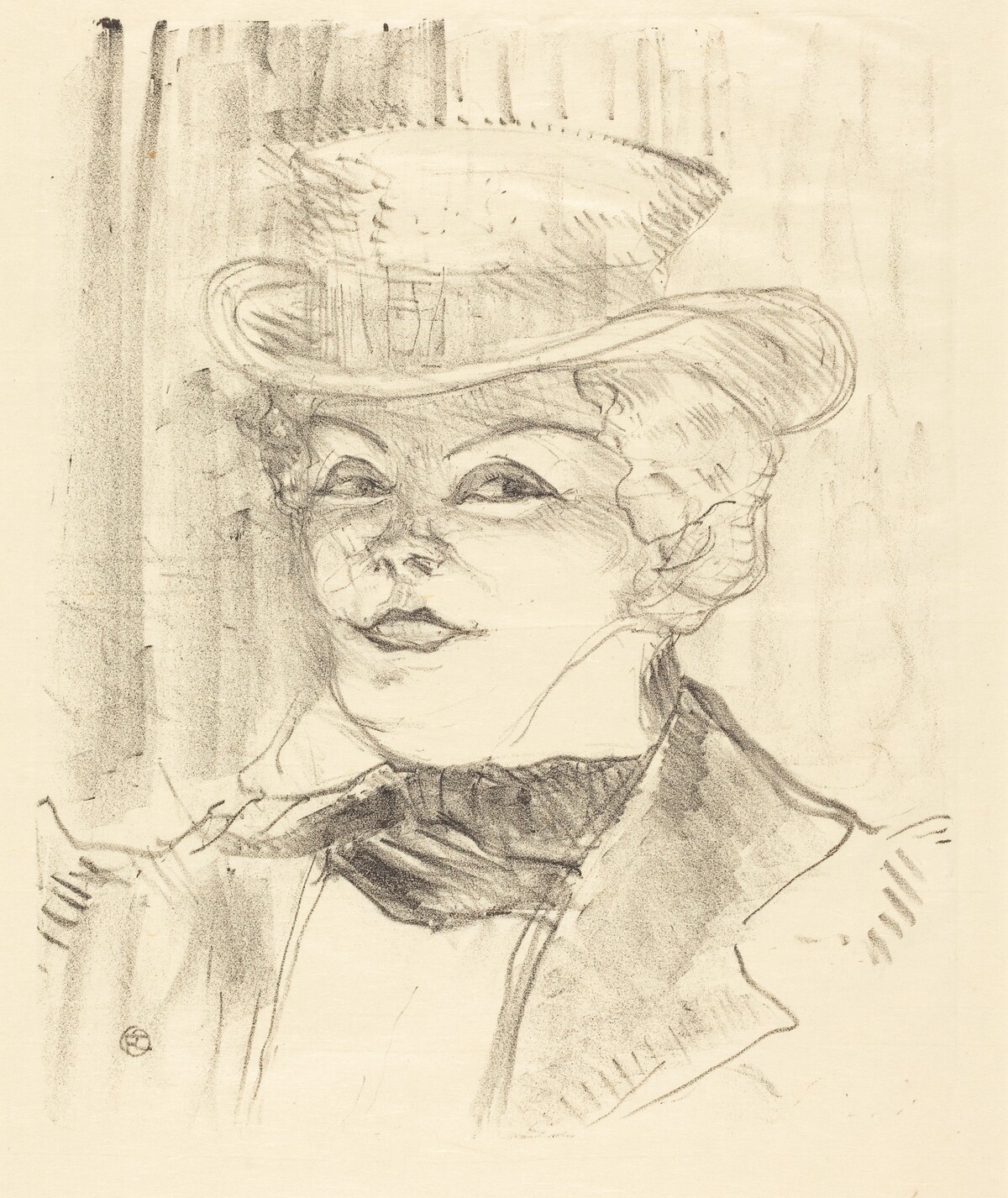 Mme. Réjane by Henri de Toulouse-Lautrec