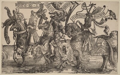 Arthur, Charles the Great (Charlemagne), Godfry of Bouillon