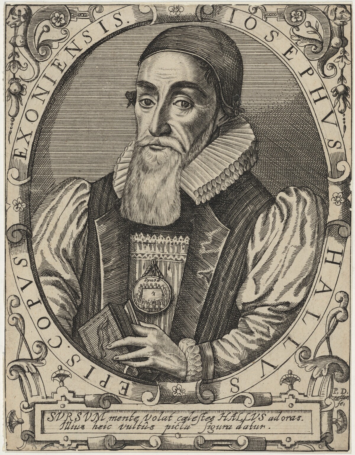 Joseph Hall, Bishop of Norwich by Paul de Zetter after John Payne