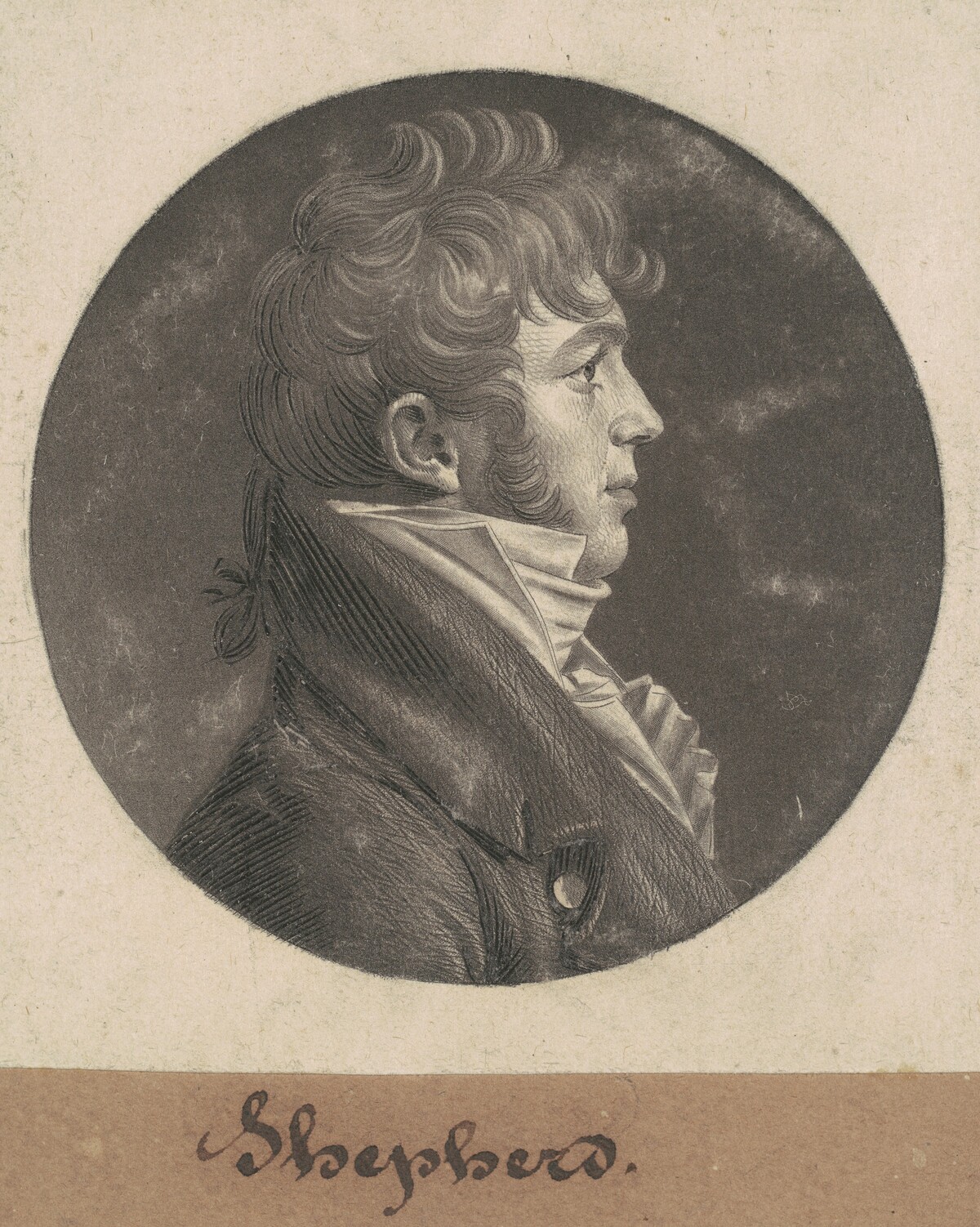 Shepherd by Charles B. J. Févret de Saint-Mémin