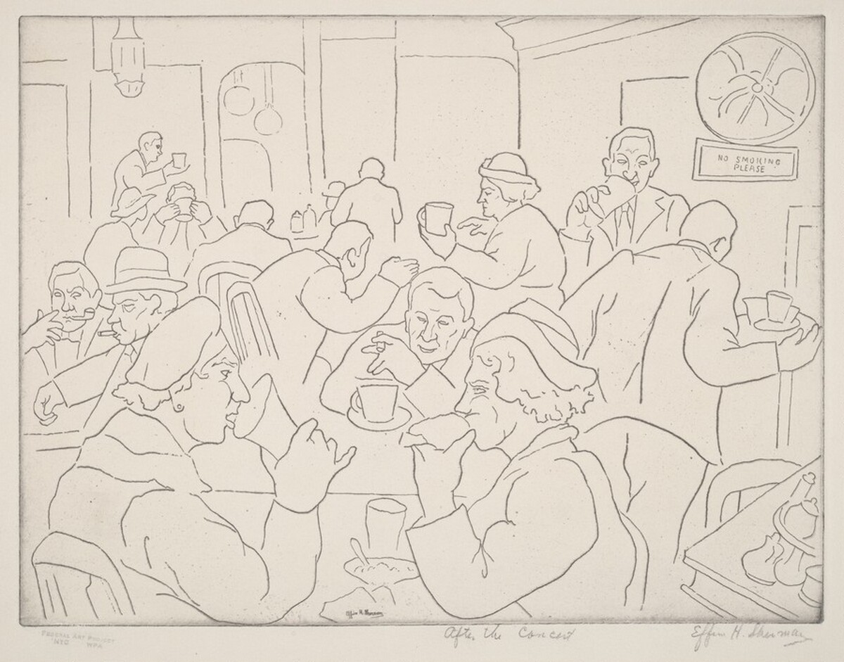 After the Concert by Effim H. Sherman