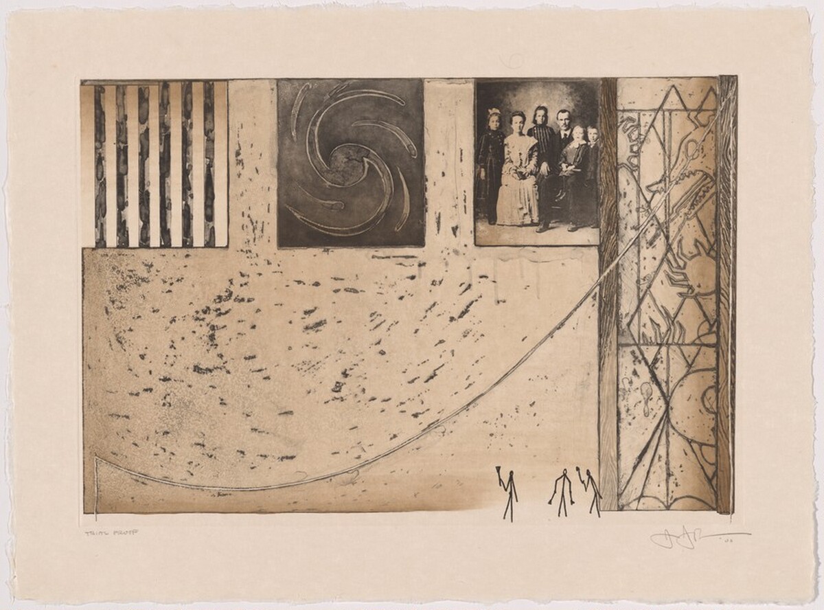 Untitled [trial proof] by Jasper Johns