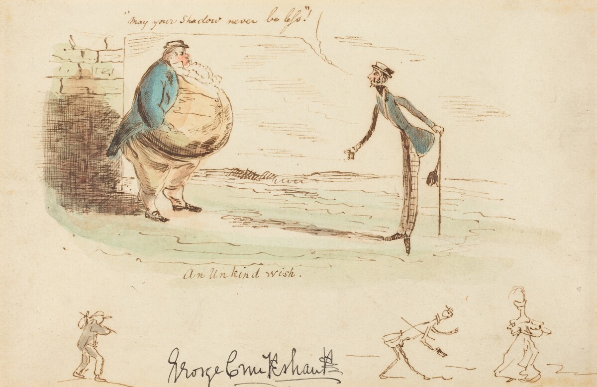 An Unkind Wish by George Cruikshank