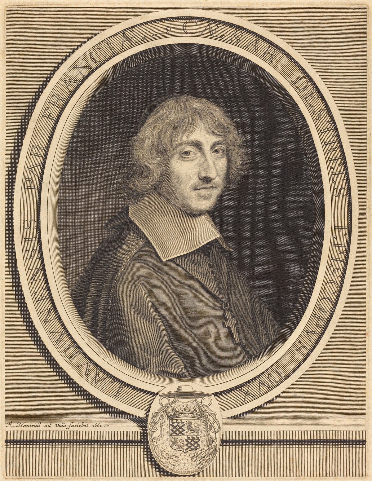 Cardinal d'Estrees by Robert Nanteuil