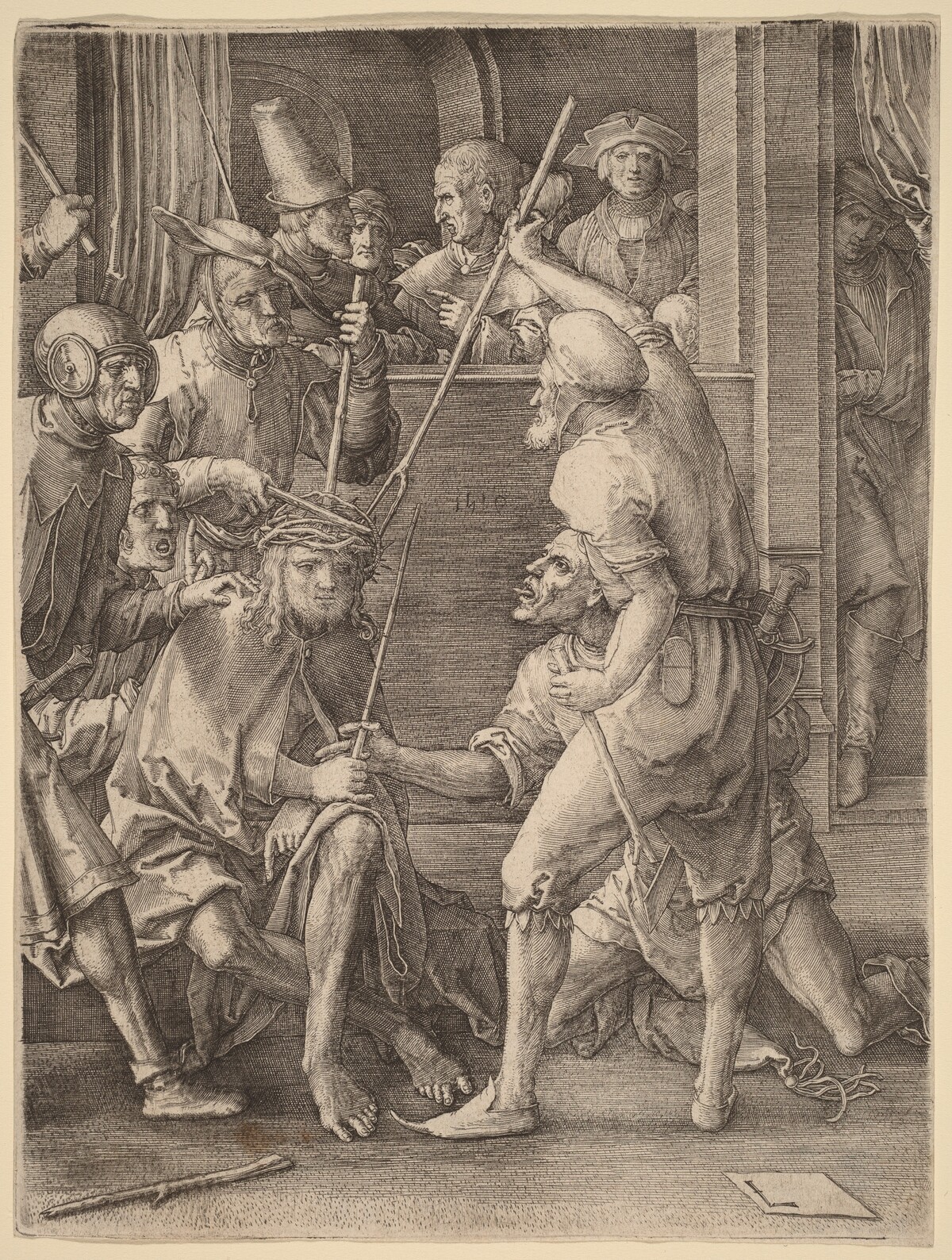 Christ Crowned with Thorns by Lucas van Leyden