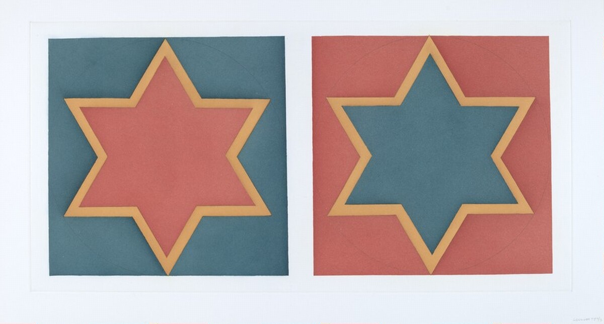 Double Stars [trial proof 2] by Sol LeWitt