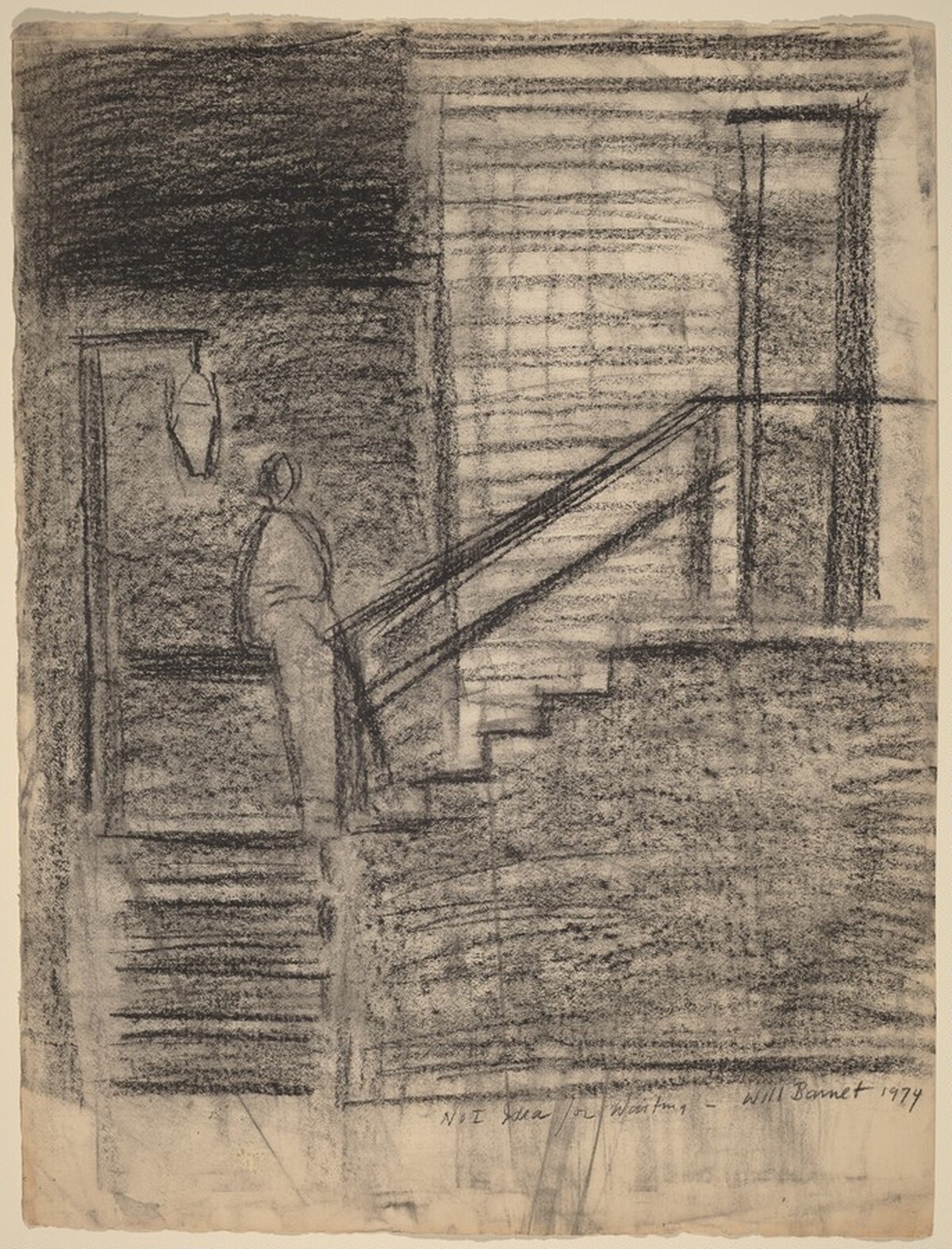 No. 1 Idea for "Waiting" by Will Barnet