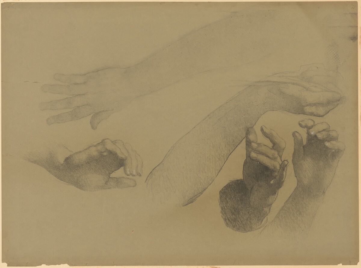 Study of Hands by Edwin Howland Blashfield