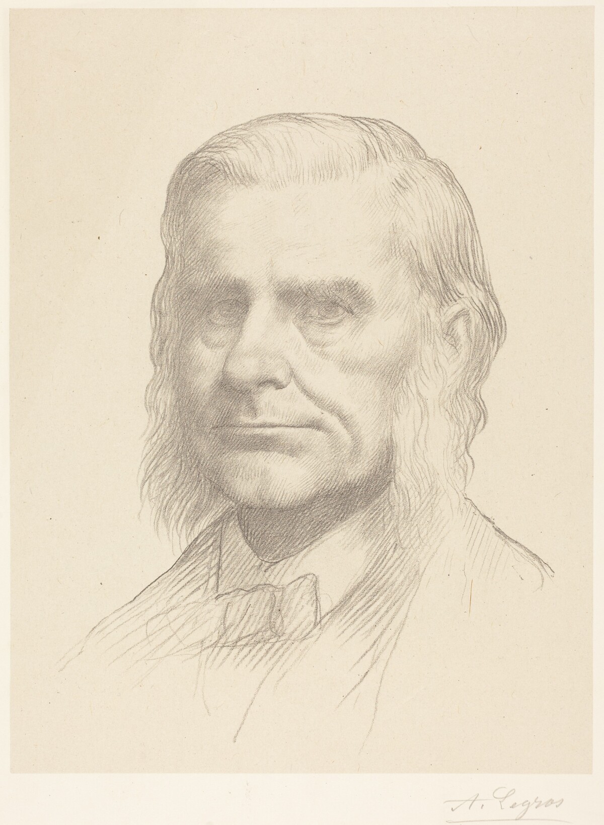 Professor Huxley, 2nd plate by Alphonse Legros