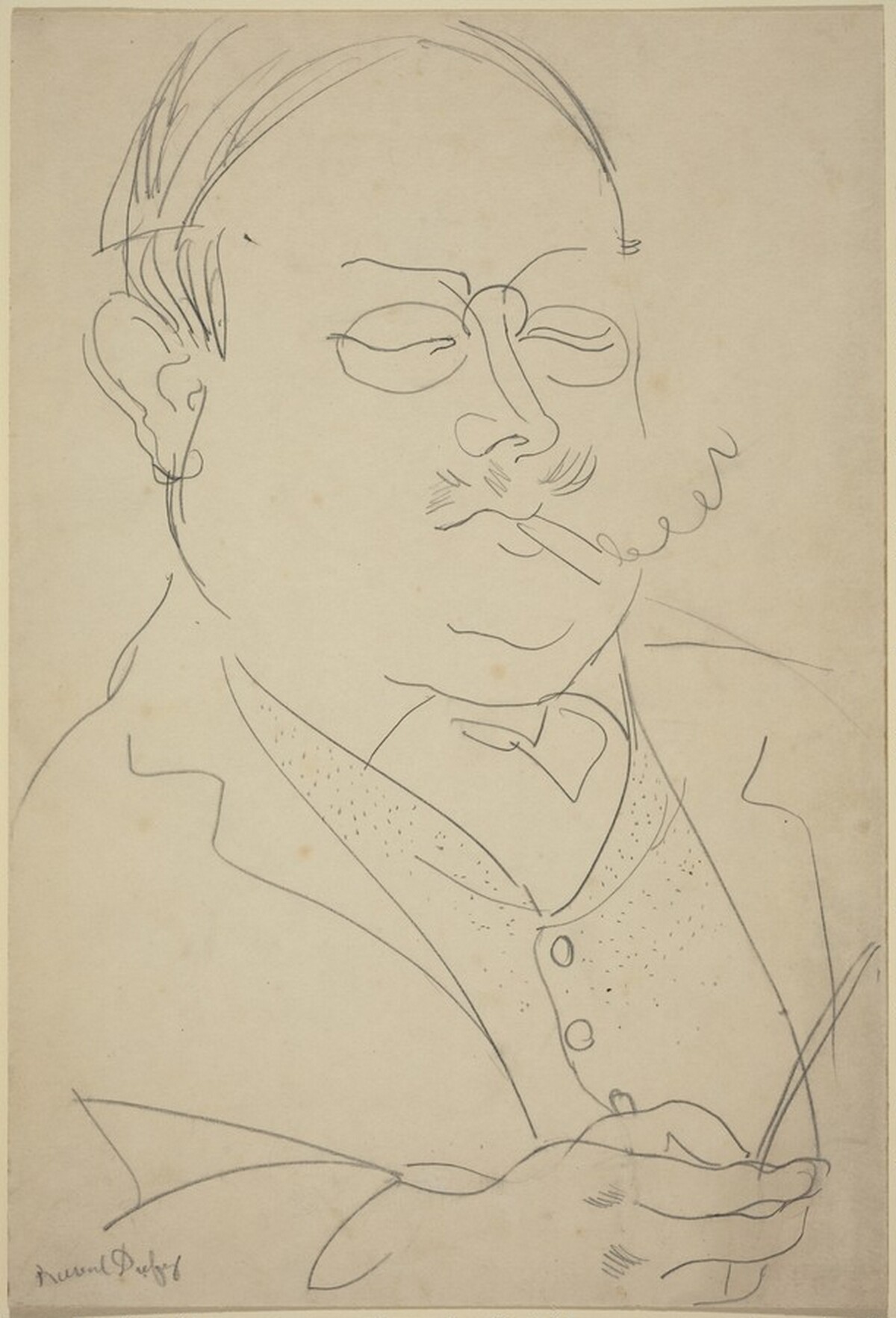 Eugène Montfort by Raoul Dufy