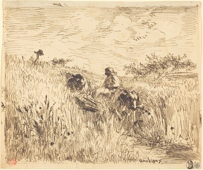 Path through a Wheat Field (Sentier dans les bles)