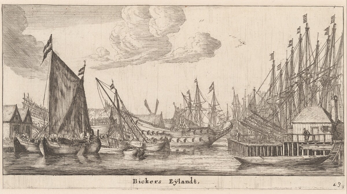 Bicker's Island, Amsterdam by Reinier Nooms, called Zeeman