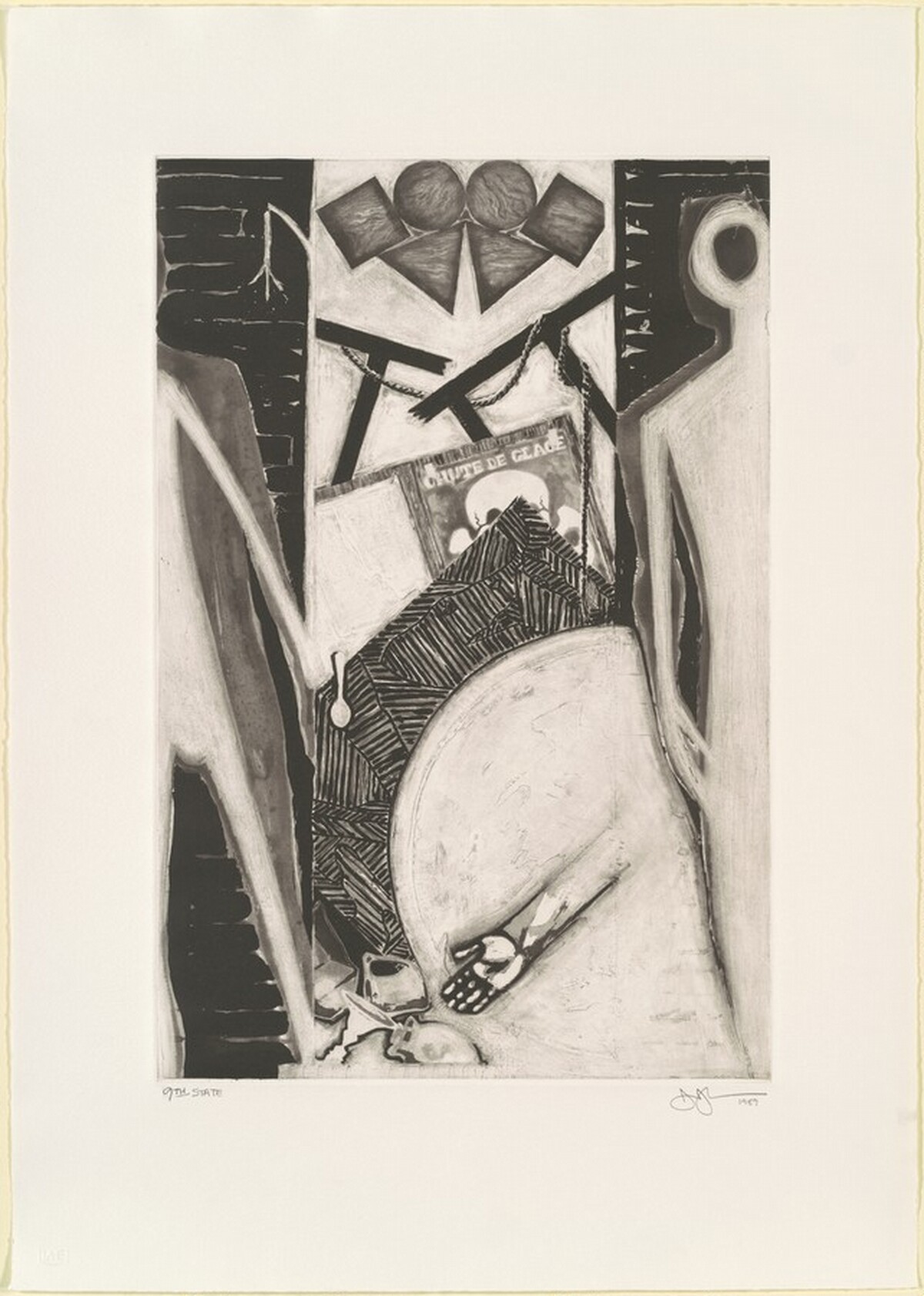 The Seasons (Fall) [state proof of 9th state] by Jasper Johns