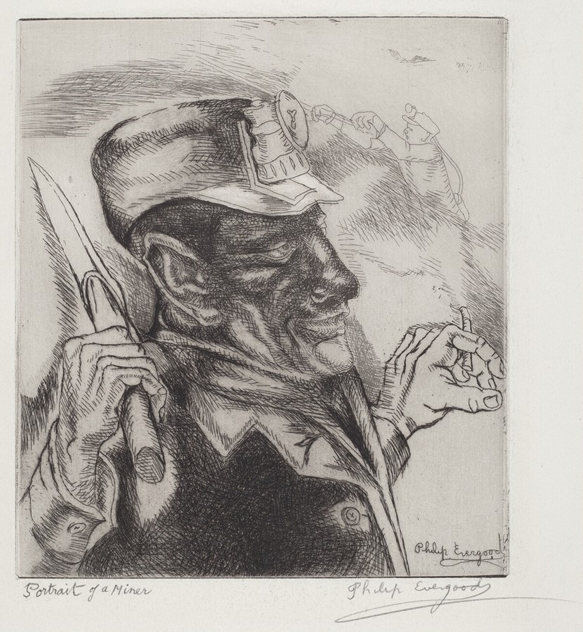 Portrait of a Miner by Philip Evergood