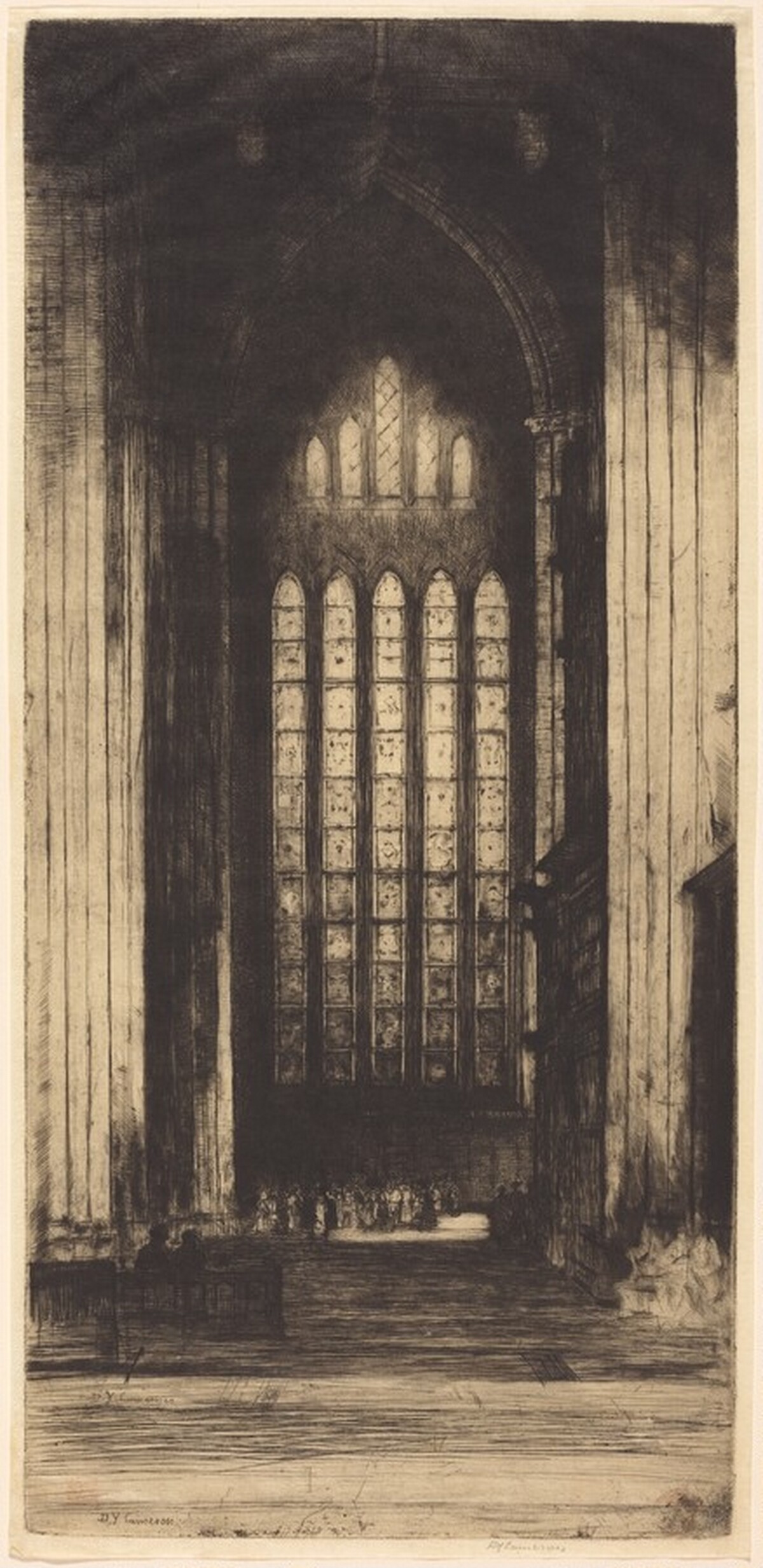 The Five Sisters, York Minster by David Young Cameron