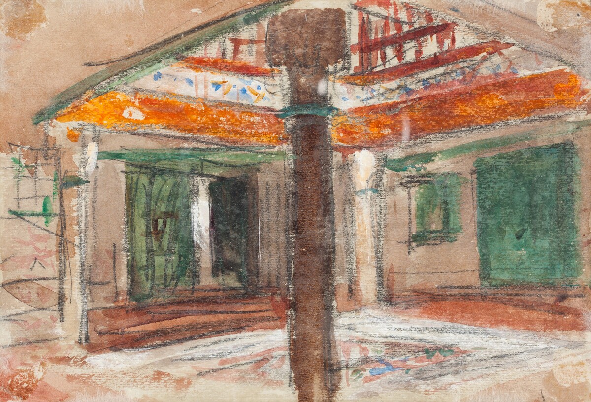 Interior of an Exotic Palace by Hercules Brabazon Brabazon
