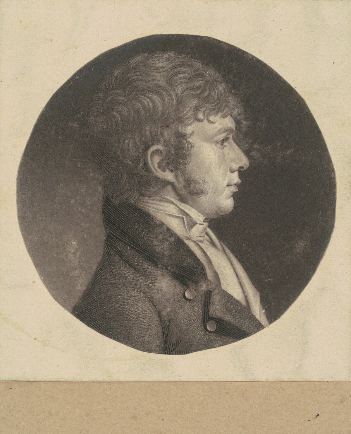 Unidentified Man by Charles B. J. Févret de Saint-Mémin