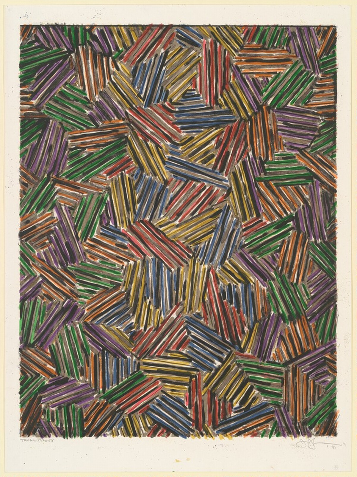 Cicada [trial proof] by Jasper Johns