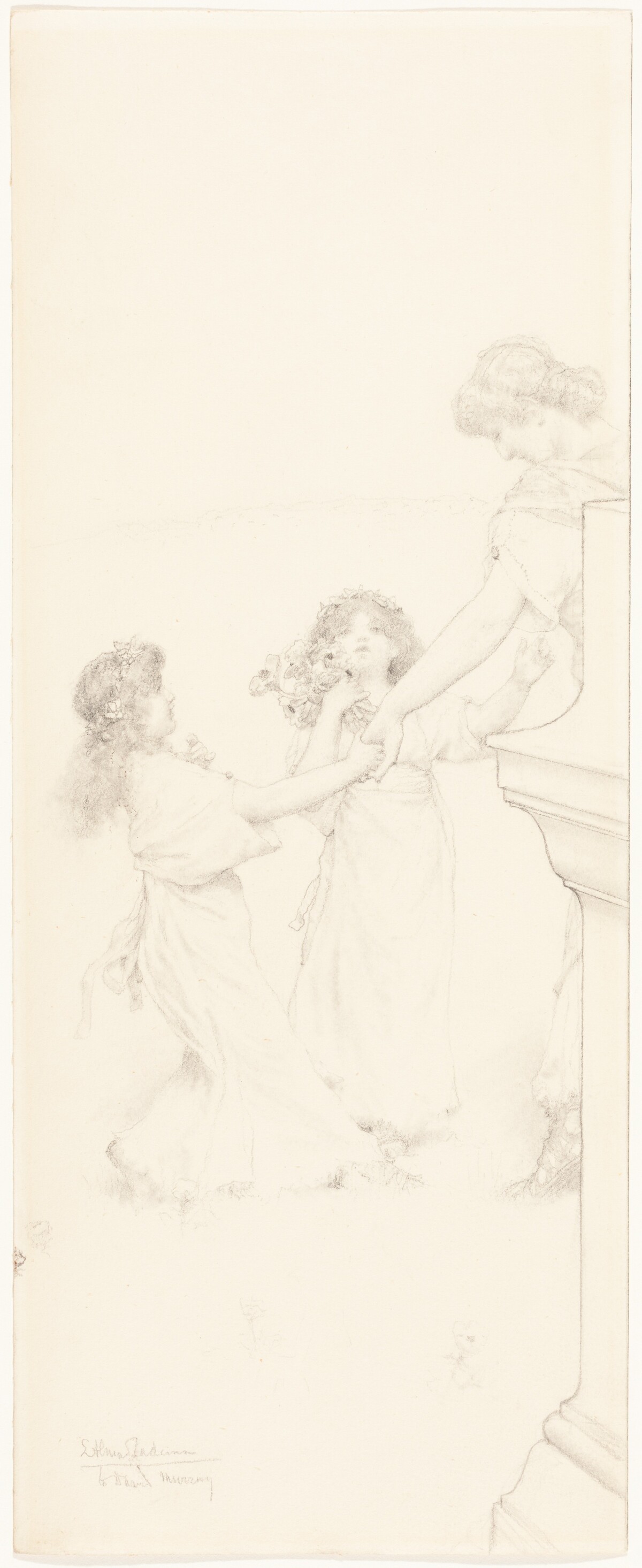 A Dance in Spring by Sir Lawrence Alma-Tadema