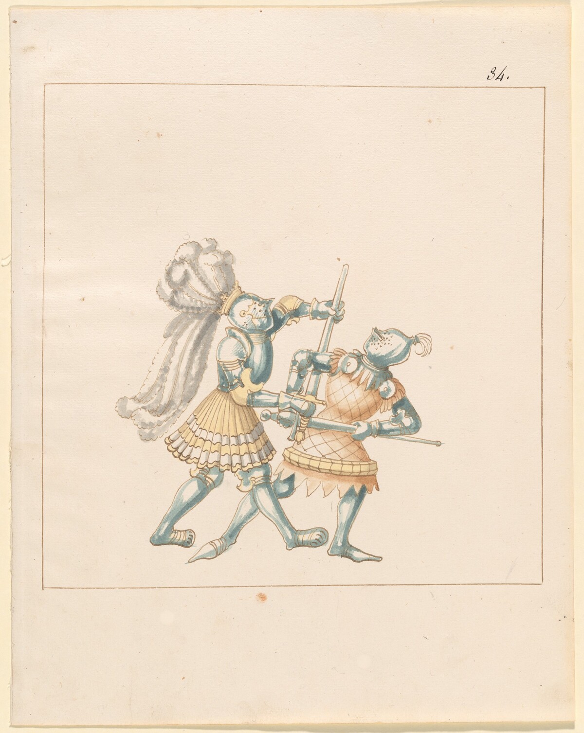 Foot Combat with Longswords by German 16th Century
