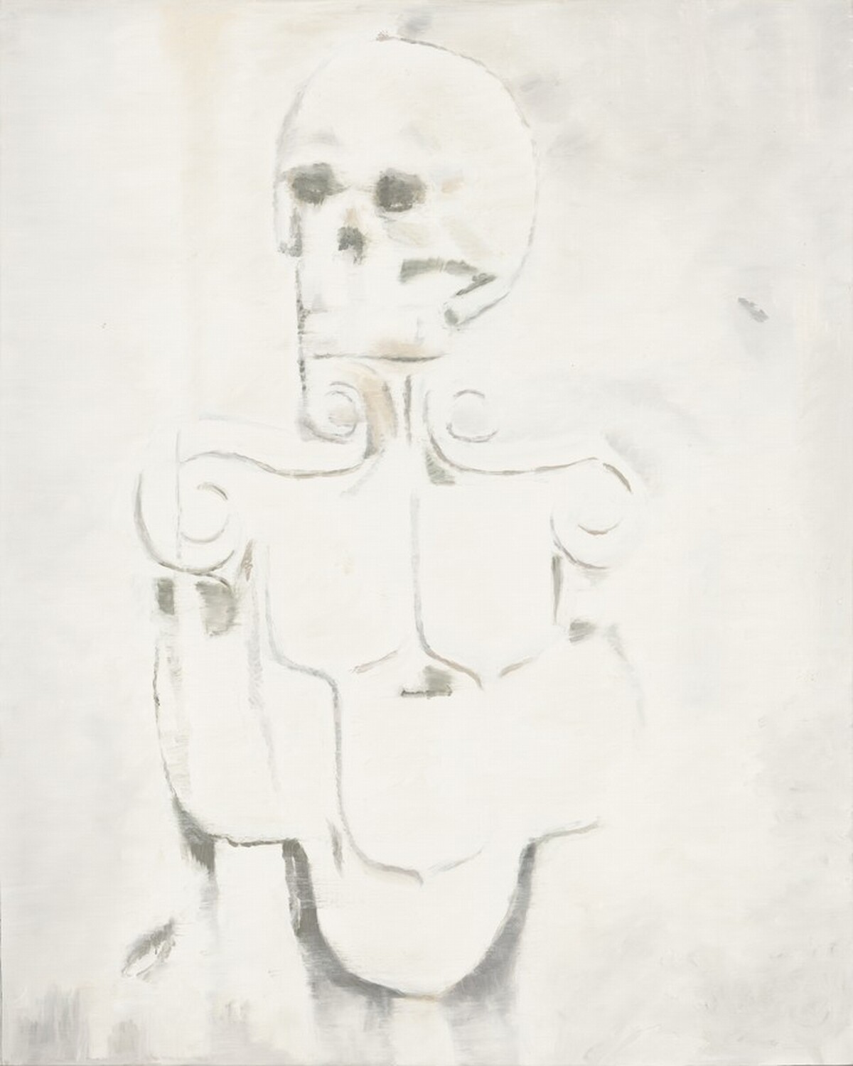 Dead Skull by Luc Tuymans