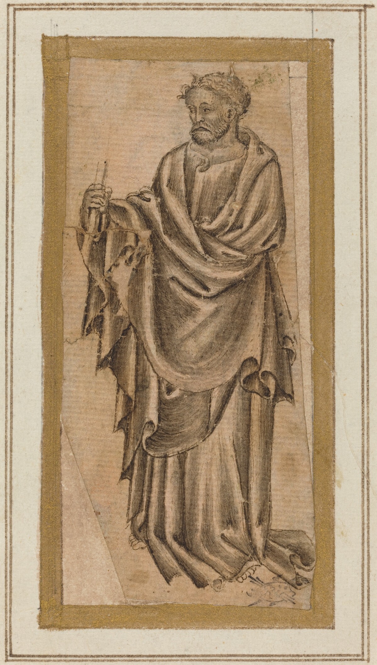 Standing Apostle by Italian 15th Century (Umbrian)