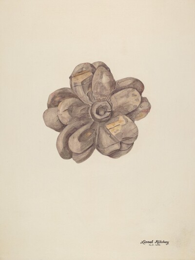 Wood Carving - Flower