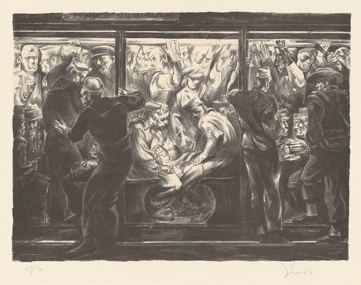 Last Train to Doomben by Sidney Simon