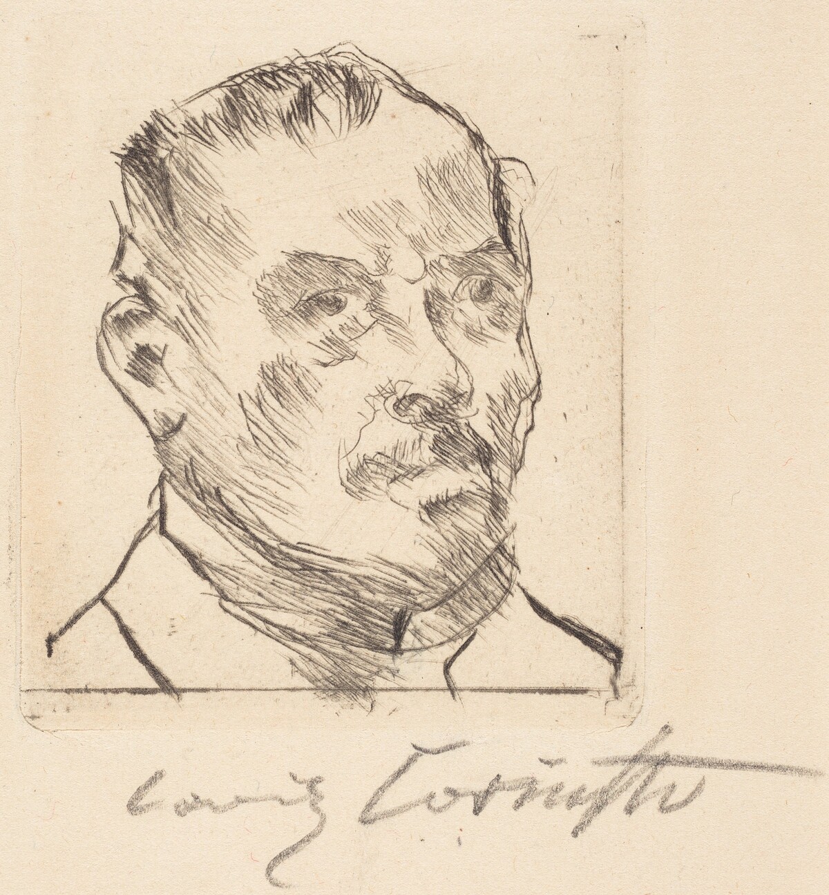 Selbstbildnis—Kopf (Self-Portrait—Head) by Lovis Corinth