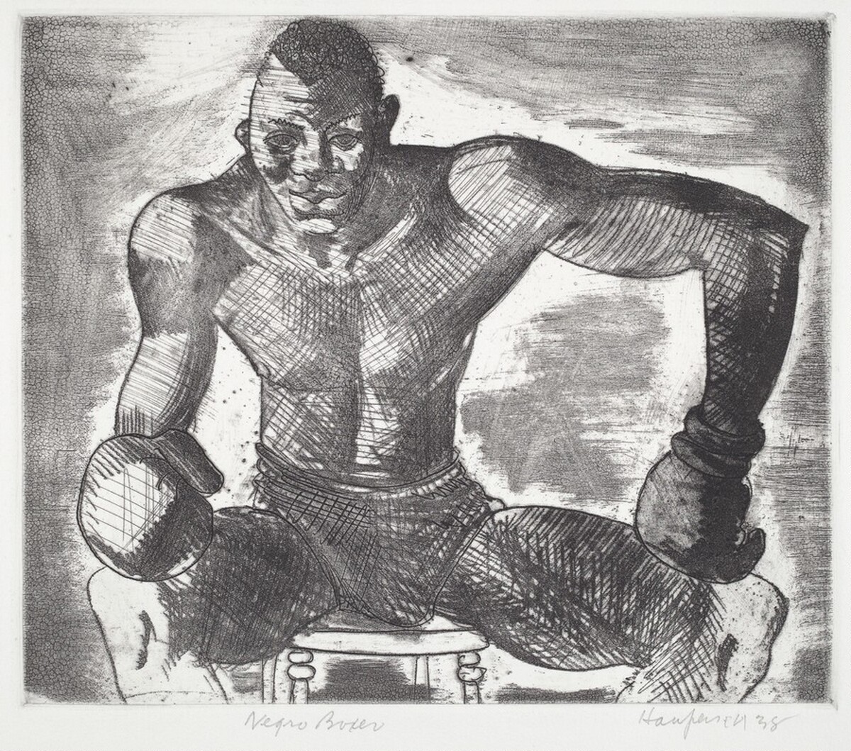 Negro Boxer by Clement Haupers