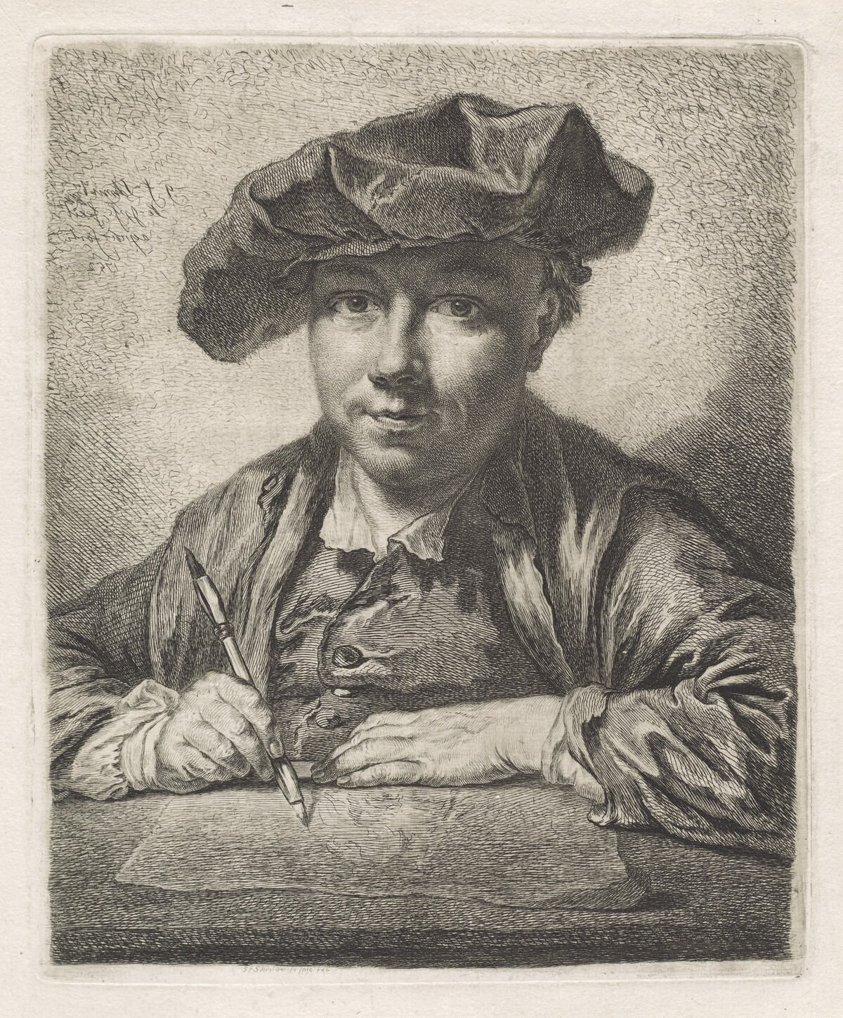 Self-Portrait by Georg Friedrich Schmidt