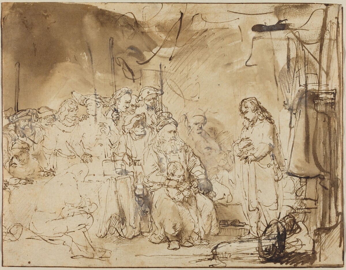 Joseph Recounting His Dreams by Rembrandt van Rijn