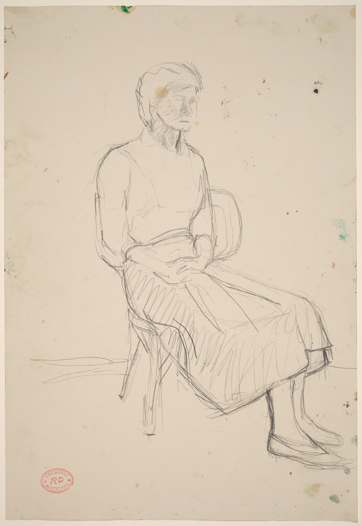 Untitled [woman seated] by Richard Diebenkorn