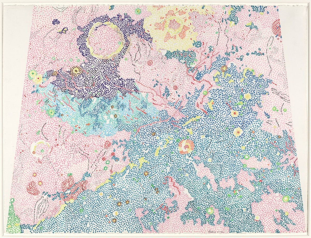 Montes Apenninus Region of the Moon by Nancy Graves