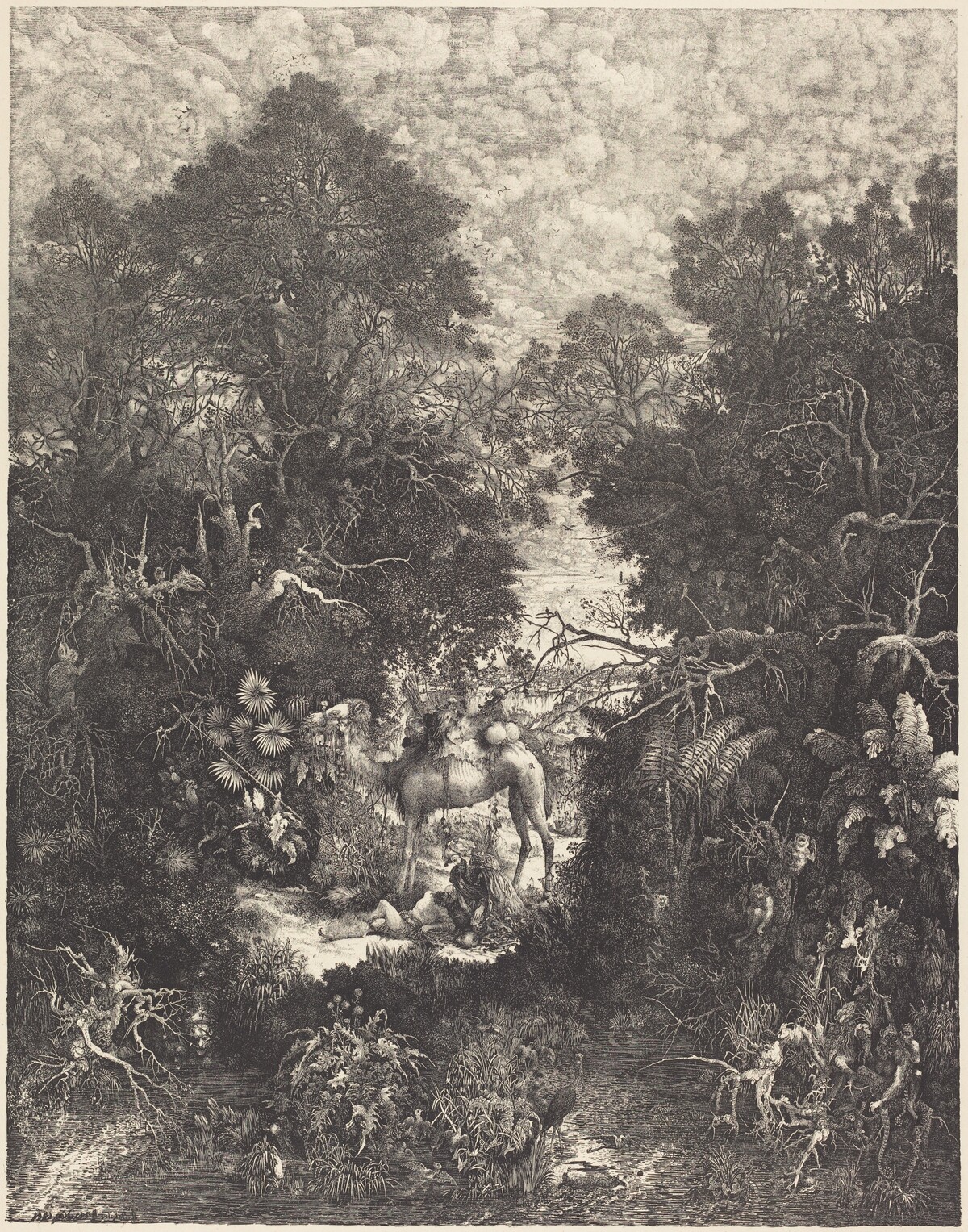 The Good Samaritan (Le Bon Samaritain) by Rodolphe Bresdin
